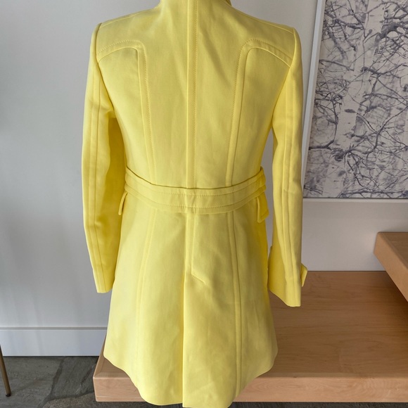 NWT- Emilio Pucci Single Breasted Yellow Coat - Picture 2 of 9